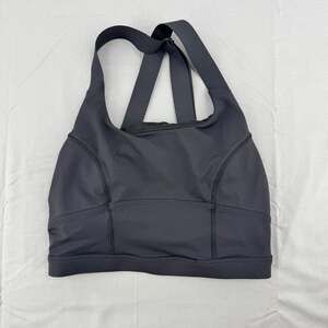 Lululemon Black Criss-Cross Strappy Sports Bra